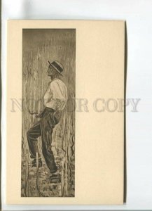 482046 Ferdinand HODLER Old Winemaker Vintage postcard Rascher