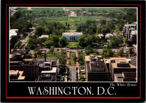 Washington D C Aerial View Of The White House