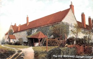 Old Gateway, Cobham College Ireland Postcard