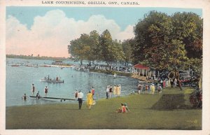 Lake Couchiching, Orilla, Ontario, Canada, Early Postcard, Used in 1929