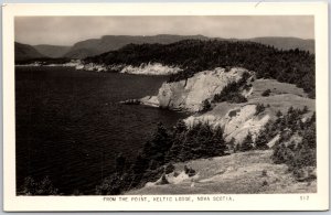 From The Point Keltic Lodge Nova Scotia Canada Real Photo RPPC Postcard