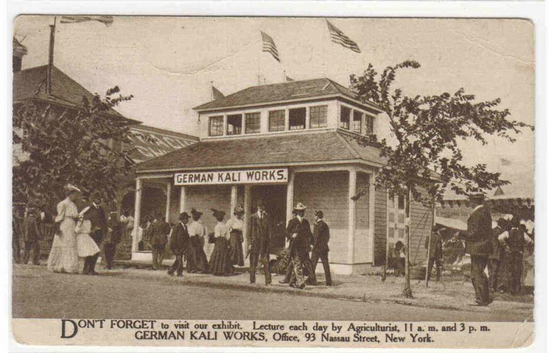 German Kali Works Fertilizer New York State Fair Syracuse NY 1910c postcard