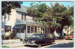 1950s REHOBOTH BEACH DELAWARE DINNER BELL INN DUNCAN HINES CLASSIC CARS POSTCARD