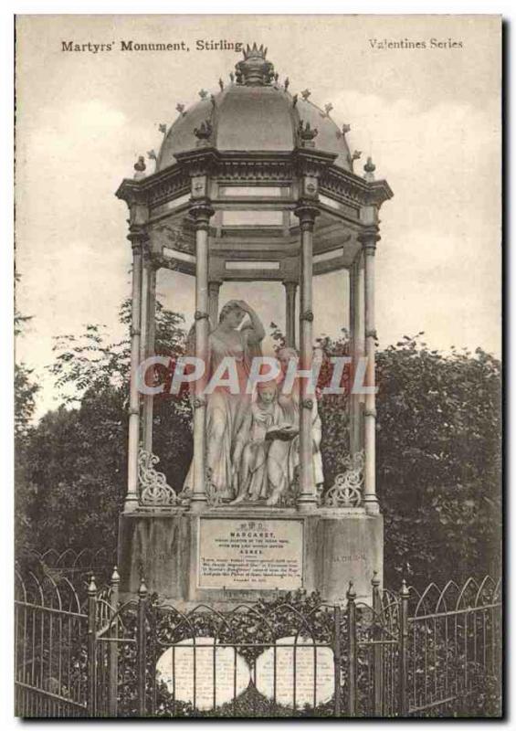 Old Postcard Martyr Monument Stirling & # 39s