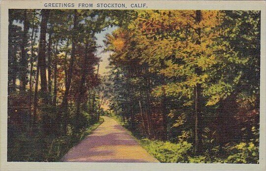 Greetings From Stockton California 1942