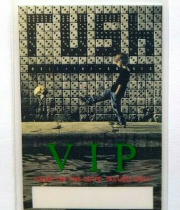 Rush Roll The Bones Backstage Pass Original 1991 Concert Tour Hard Rock Show VIP