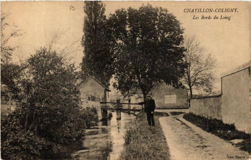 CPA CHATILLON-COLIGNY Les Bords du Loing (607474)