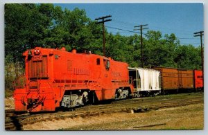 Railroad Locomotive Postcard - Elgin, Joliet & Eastern Railway