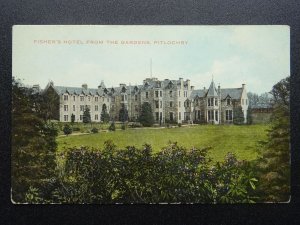 Scotland PITLOCHRY Fishers Hotel from the Gardens c1906 Postcard by Valentine