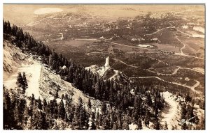 RPPC Sanborn Postcard S-526 Shrine of the Sun, Colorado Springs, Colorado