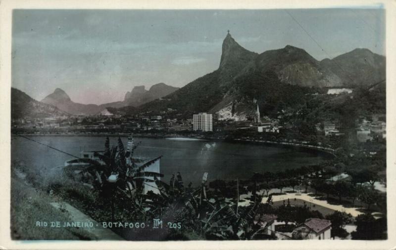 brazil, RIO de JANEIRO, Botafogo (1950s) Blue RPPC