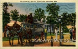 Greenfield Village Stagecoach - Dearborn, Michigan MI  