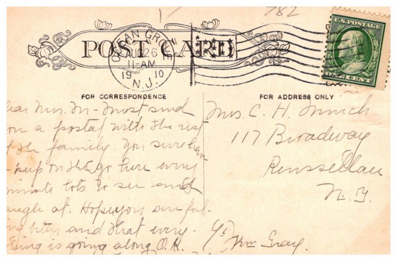 New Jersey  Ocean Grove Stokes Monument and Auditorium