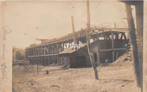 C80/ Pine Minnesota Mn Real Photo RPPC Postcard Coal Tipple Lumber?