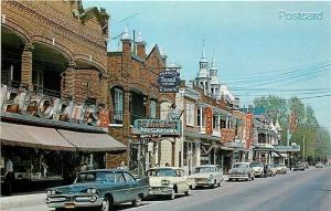 Canada, Quebec, Louiseville, Main Street, 1950s Cars, UNIC No. 23972-B