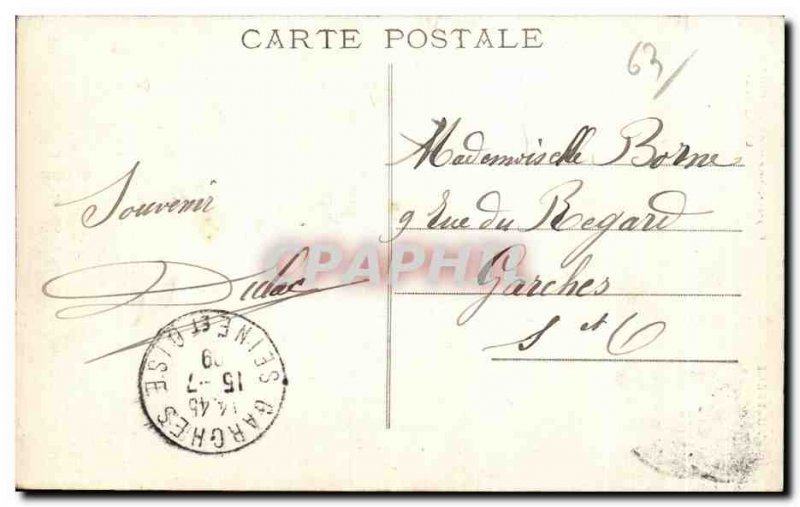 Postcard The Old Auvergbe Puy de Dome Mont Dore Pic du Sancy Donkey Donkey