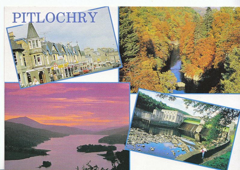 Scotland Postcard - Views of Pitlochry - Perthshire   Z906