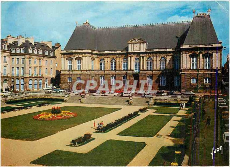 Modern Postcard Rennes Ille et Vilaine in Brittany Old Parliament Palace Square