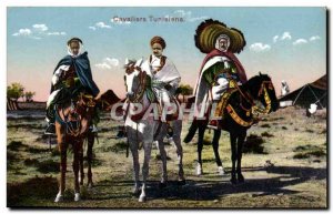 Tunisia Old Postcard Tunisian Cavaliers