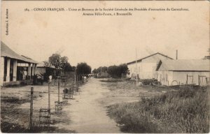 PC BRAZZAVILLE USINE ET BUREAU AVENUE FELIX-FAURE FRENCH CONGO (a28491)