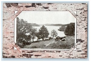 c1910 Cobbett's Pond Windham New Hampshire NH Antique Unposted Postcard
