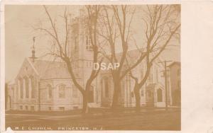 B53/ Princeton New Jersey NJ Real Photo RPPC Postcard c1910 M.E. Church