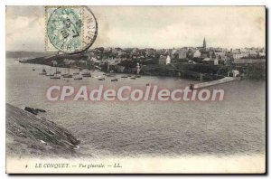 Old Postcard Le Conquet General view