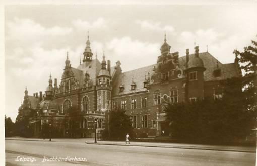 Germany - Leipzig, Buchhandlerhaus (Bookseller's House)  *RPPC