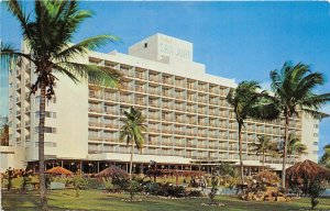 San Juan Puerto Rico 1960 Postcard San Juan Intercontinental Hotel