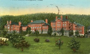 Postcard 1921 View of Normal School in Bellingham, WA.      W6