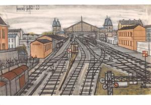 Bernard Buffet - La Gare