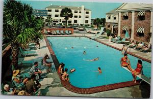 Patricia Inn and Court, Ocean Blvd Myrtle Beach SC Vintage Postcard K07