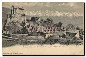 Old Postcard surroundings Grenoble Odds Sassenage and the Alpine chain