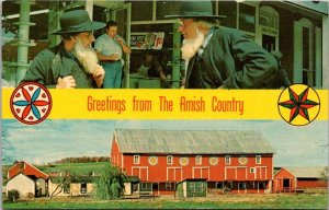 Pennsylvania Amish Country Greetings Split View