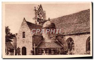 Old Postcard Tregastel L & L # 39Eglise And & # 39Ossuaire