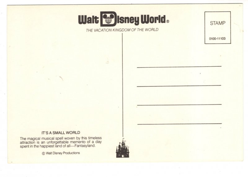 It`s a Small World Ride, Walt Disney World