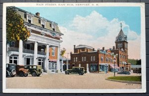 Vintage Postcard 1936 Main Street (East Side) Newport New Hampshire