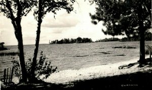 Vintage RPPC Beach at Nipissing, North Bay, Ontario Real Photo W. R. Forder F1