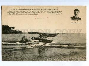 205445 FRANCE AVIATION seaplane pilot Caudron Hauser #1620