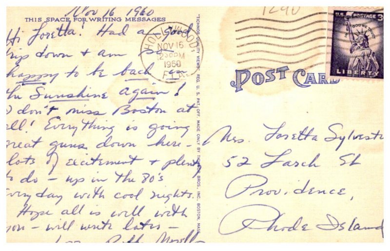 Florida  Hollywood Beach  LARGE LETTER