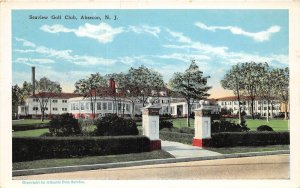 H78/ Absecon New Jersey Postcard c1920 Seaview Golf Club Course 150