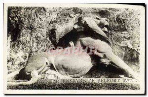 Old Postcard To the defenders of Belfort