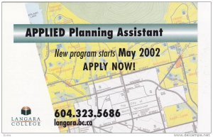 ADV: Langara College, Applied Planning Assistant, Vancouver, British Columb...