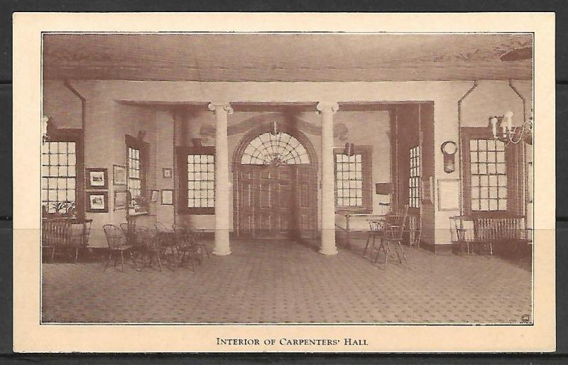 Pennsylvania, Philadelphia - Interior of Carpenters' Hall - [PA-115]