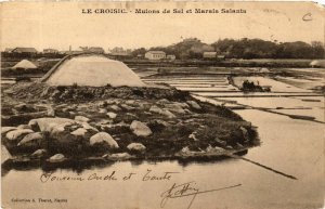 CPA Le CROISIC - Mulon de Sel et Marais Salants (587461)