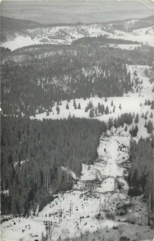 Romania Poiana Brasov 1965 ski slope