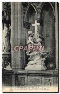 Old Postcard Dreux Chapelle Saint Louis Tomb Of Children Du Comte De Paris by...