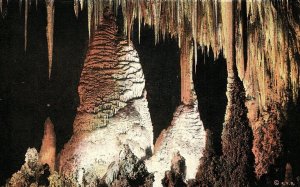 1930s CARLSBAD CAVERN NEW MEXICO THE TEMPLE BIG ROOM POSTCARD P245