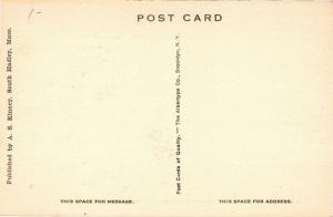 Field Memorial Gate, Mount Holyoke College South Hadley MA Vintage Postcard K08