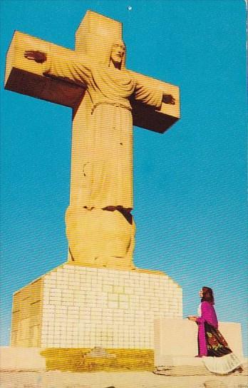 Cristo Rey The Christ Of The Rockies El Paso Texas 1960